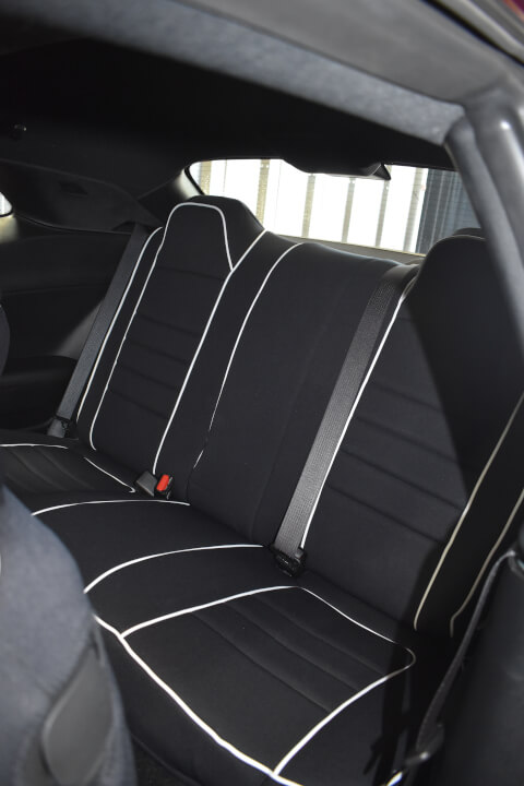 Dodge Challenger Half Piping Seat Covers - Rear Seats